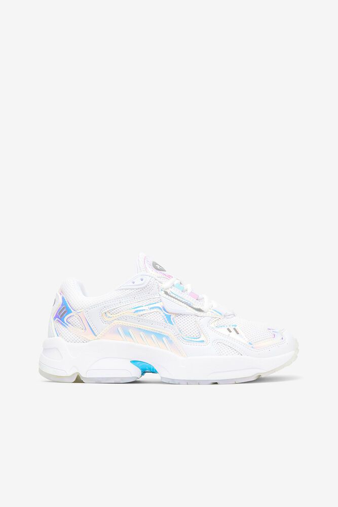 Fila Archive Rjv Iridescent Trainers White - Womens - 39682ZIUT